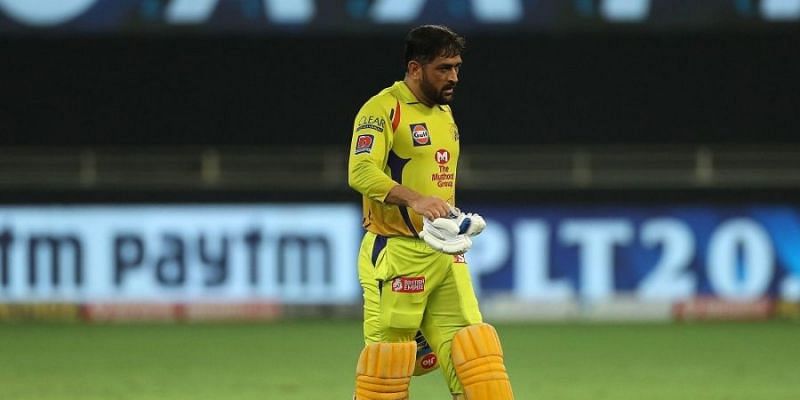 MS Dhoni has had a poor IPL 2020 with the bat for CSK.